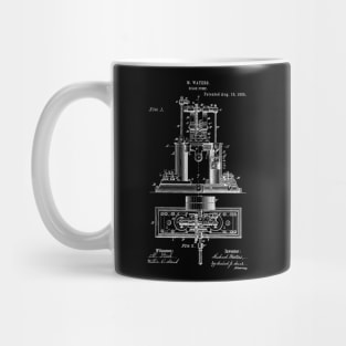 Bilge Pump Vintage Patent Hand Drawing Mug